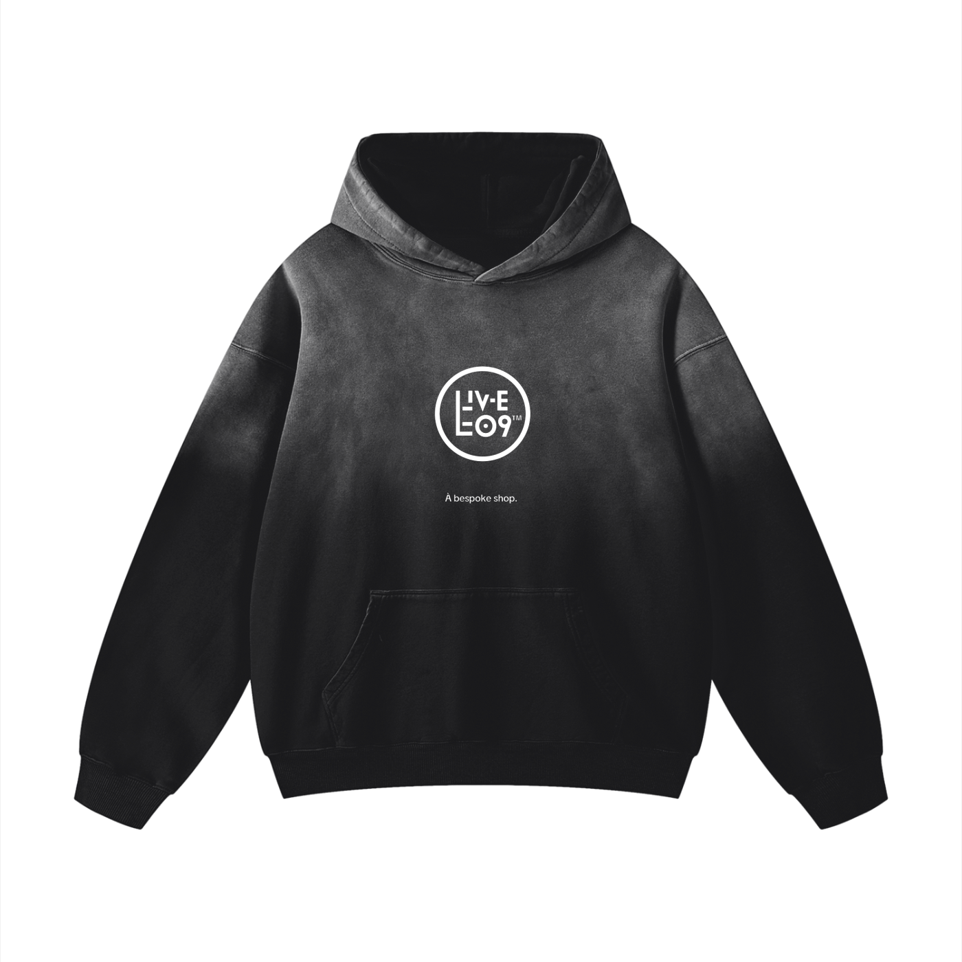 LIVELE09 Heavyweight Sunfade Oversized Hoodie