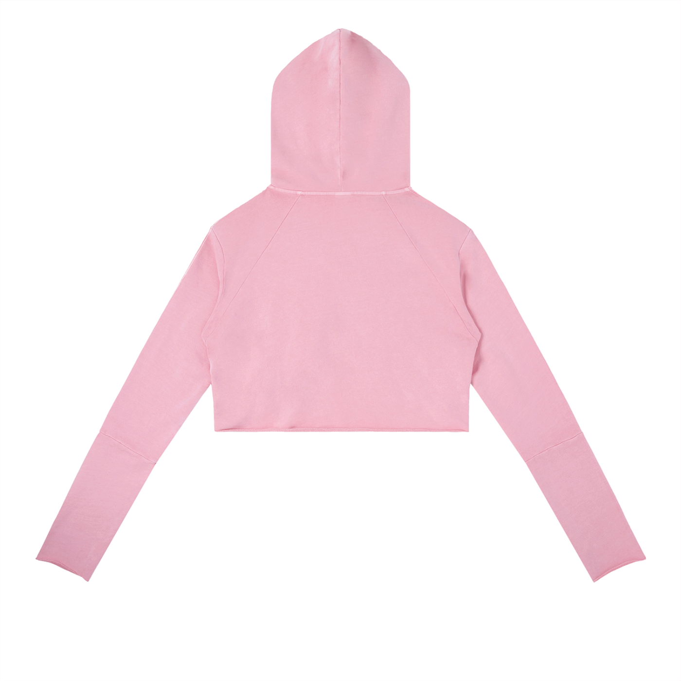 LIVELE09 Vintage Washed Raw Edge Hoodie