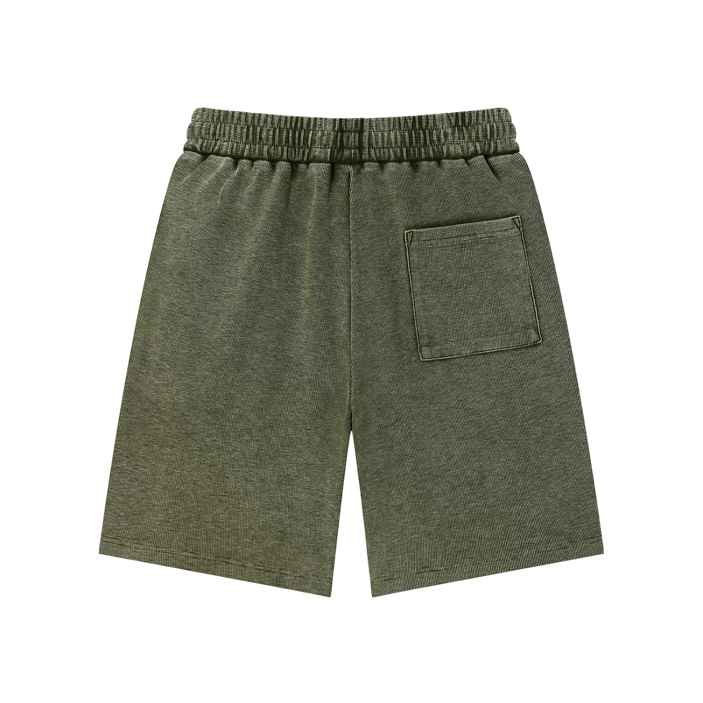 LIVELE09 Mineral Wash Waffle Knit Shorts