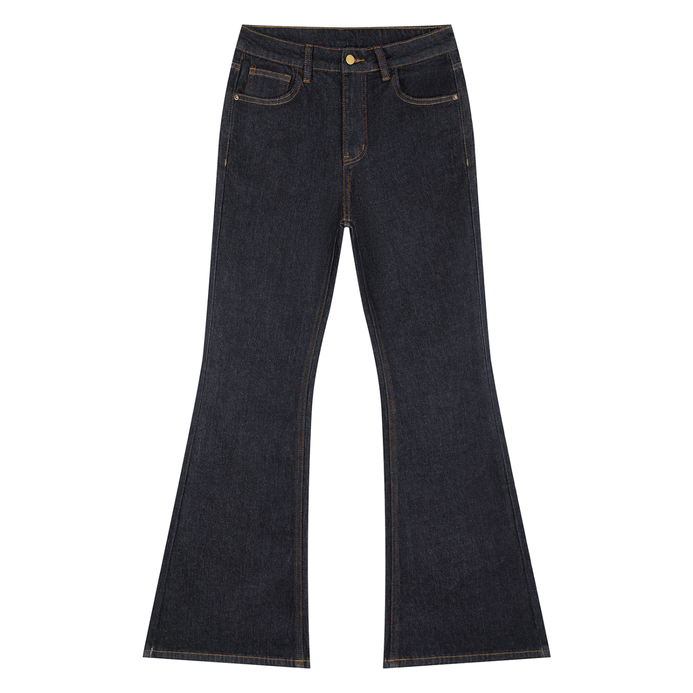 LIVELE09 Women's High-Rise Flared Jeans