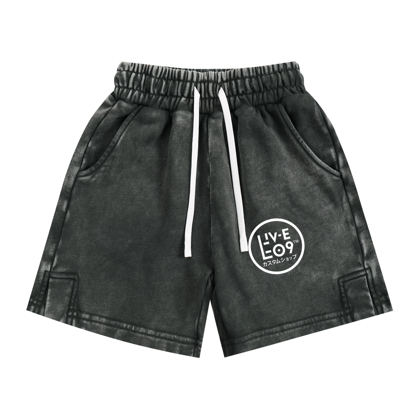 LIVELE09 Snow Washed Kids' Shorts