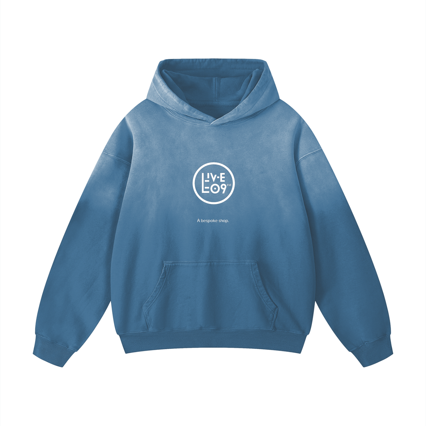 LIVELE09 Heavyweight Sunfade Oversized Hoodie