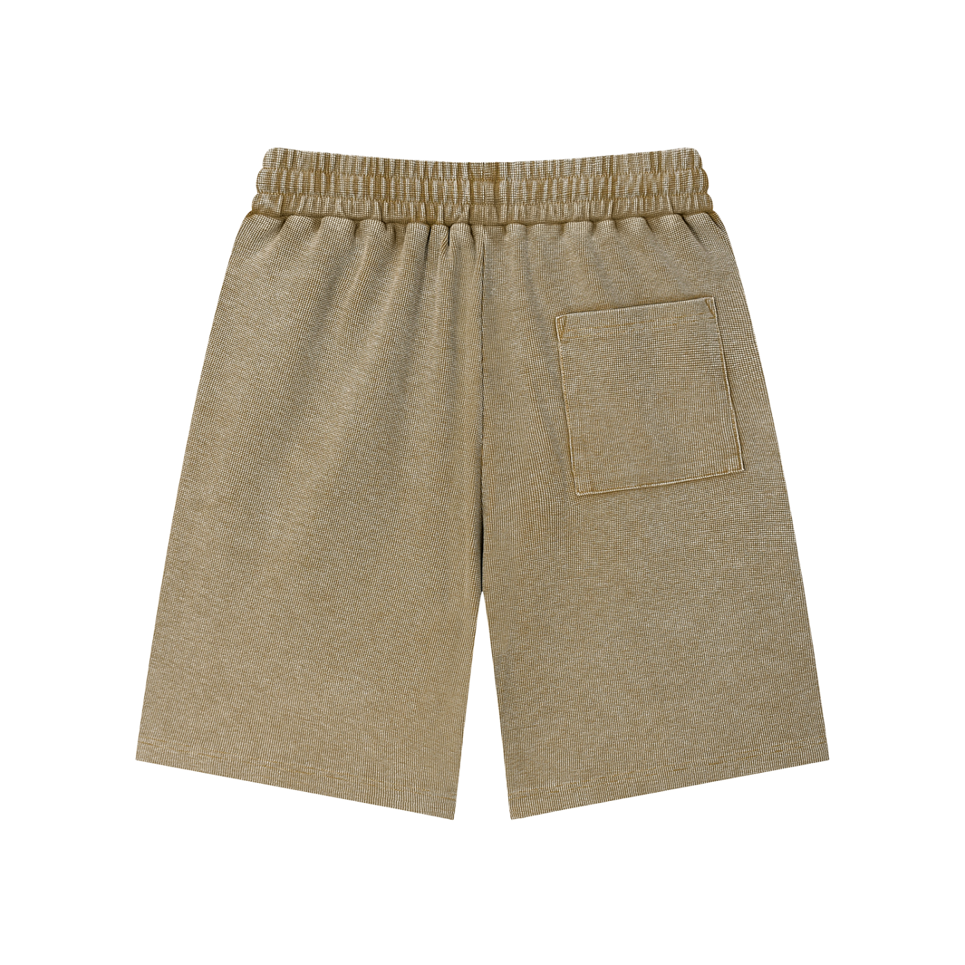LIVELE09 Mineral Wash Waffle Knit Shorts