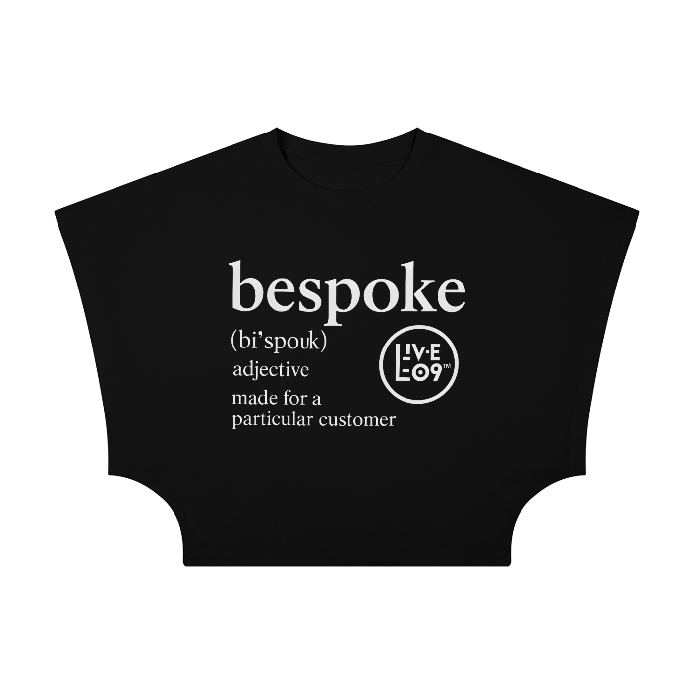 LIVELE09 Women's Cropped Dolman T-Shirt