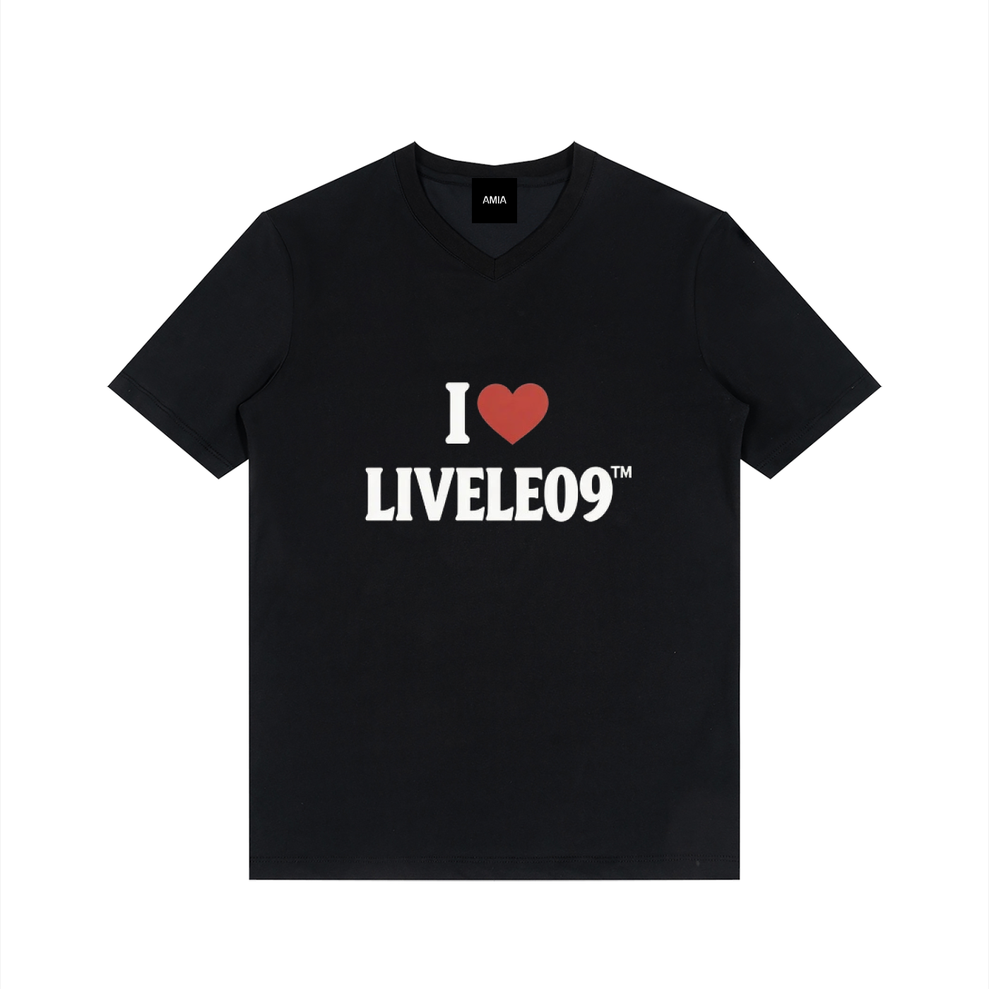 LIVELE09 Men's Solid V-Neck T-Shirt