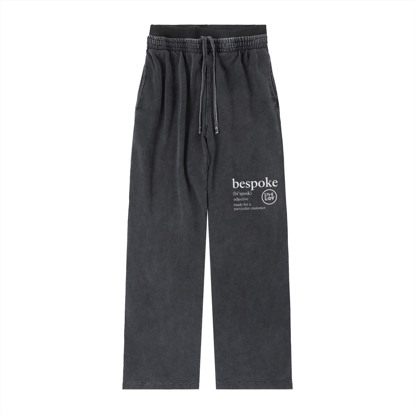LIVELE09 Vintage Washed Waist Pants