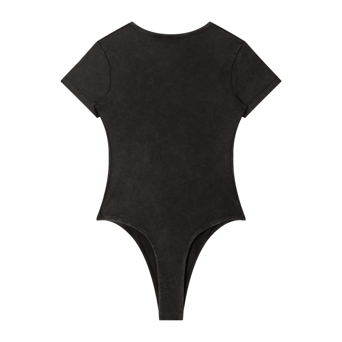 LIVELE09 Women's Mineral Wash Crew neck Bodysuit
