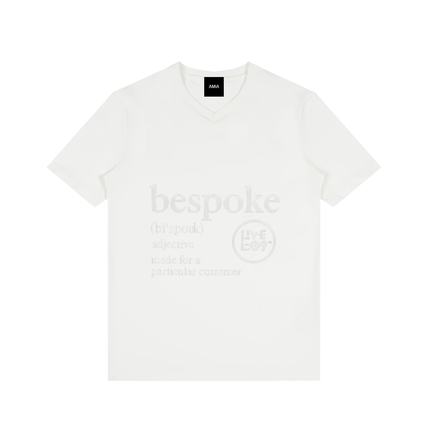 LIVELE09 Men's Solid V-Neck T-Shirt