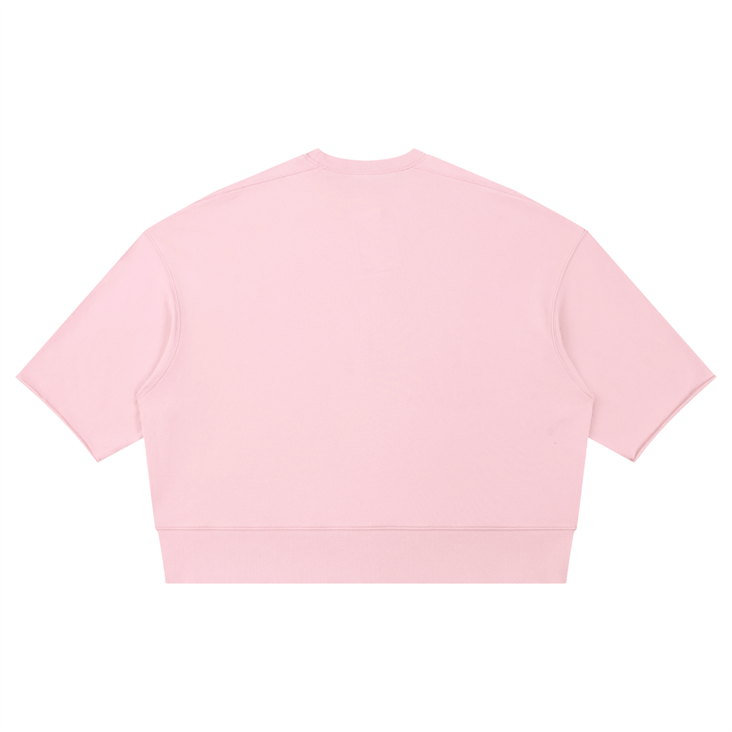 LIVELE09  Mineral Wash Boxy Raw Edge T-Shirt