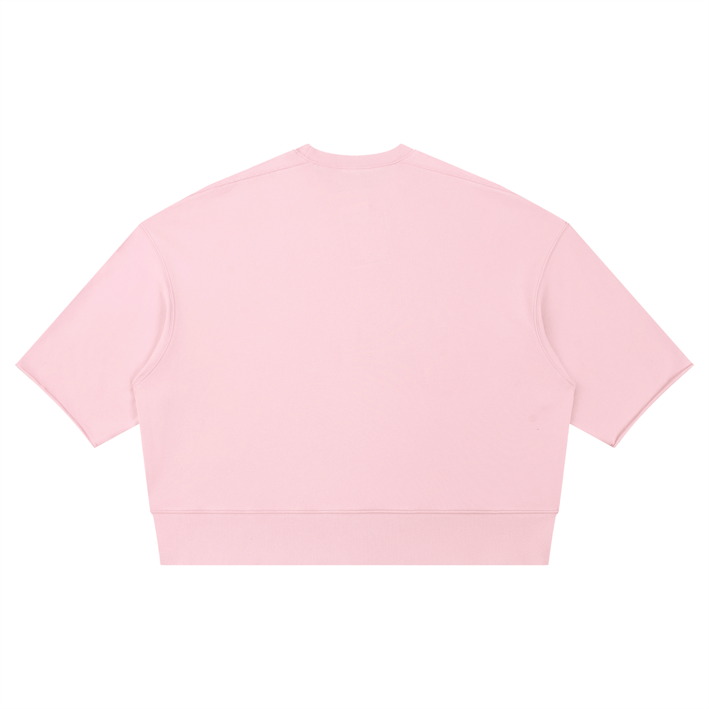 LIVELE09  Mineral Wash Boxy Raw Edge T-Shirt