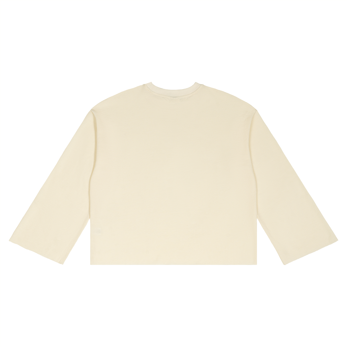LIVELE09 Waffle Raw Edge T-Shirt