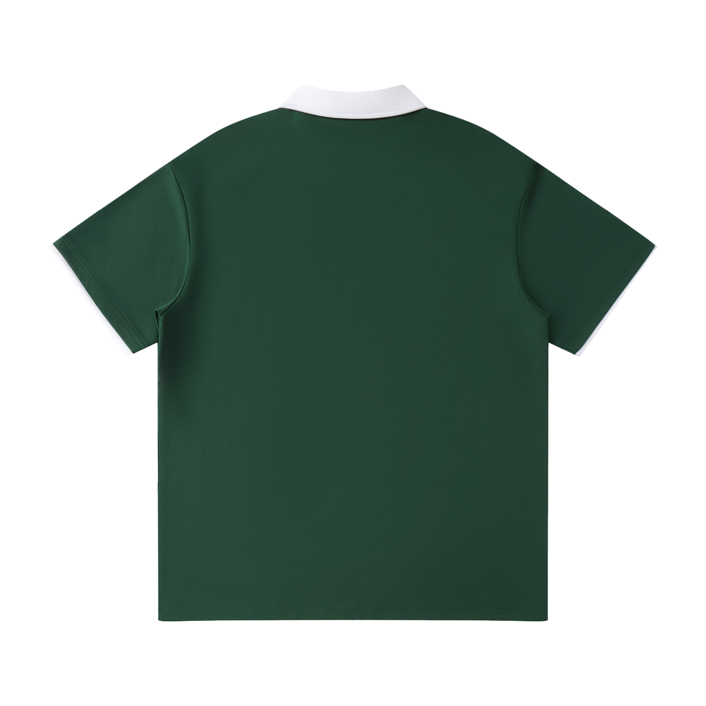 LIVELE09 Contrast Collar Raglan Polo Shirt