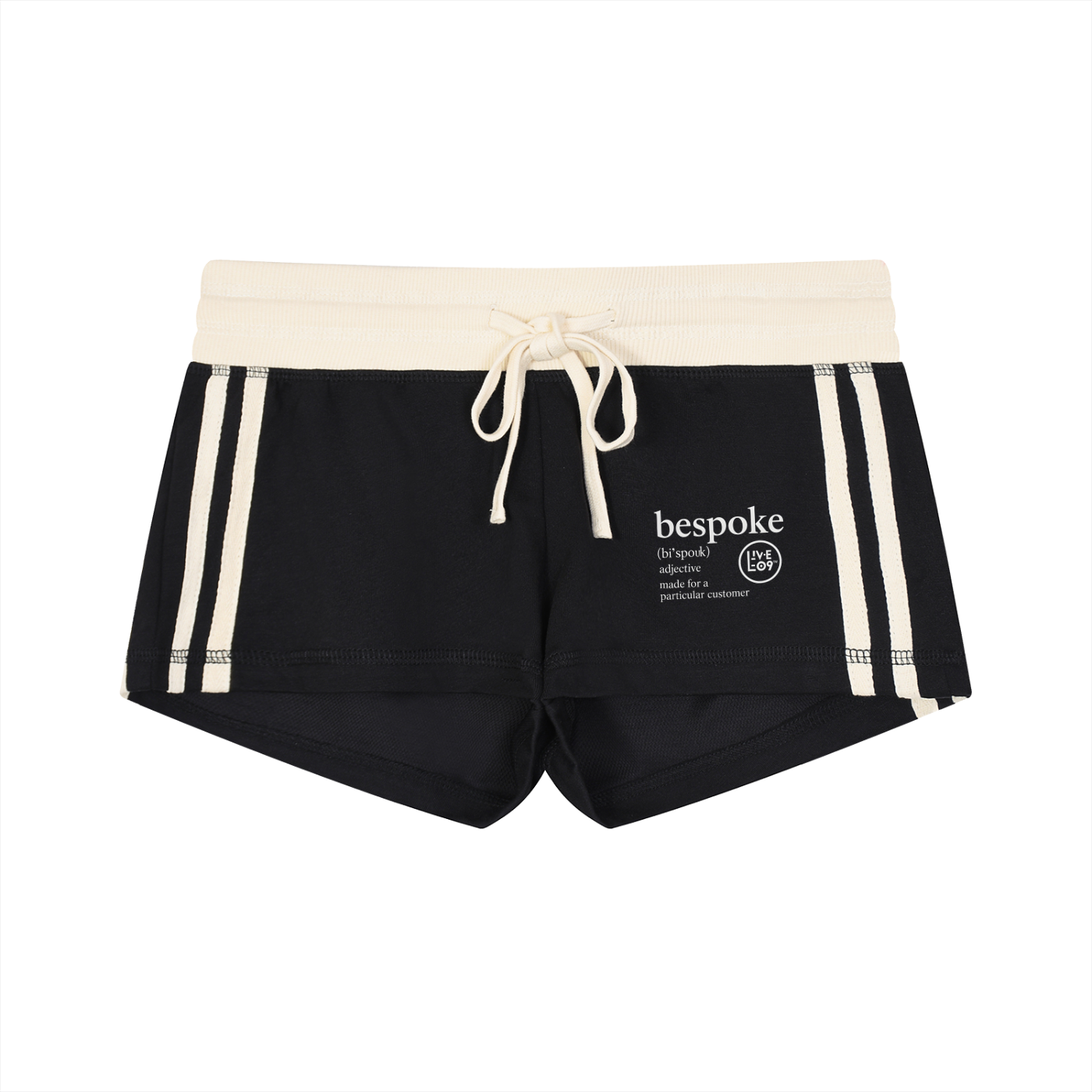 LIVELE09 Women's Contrast Stripe Track Shorts