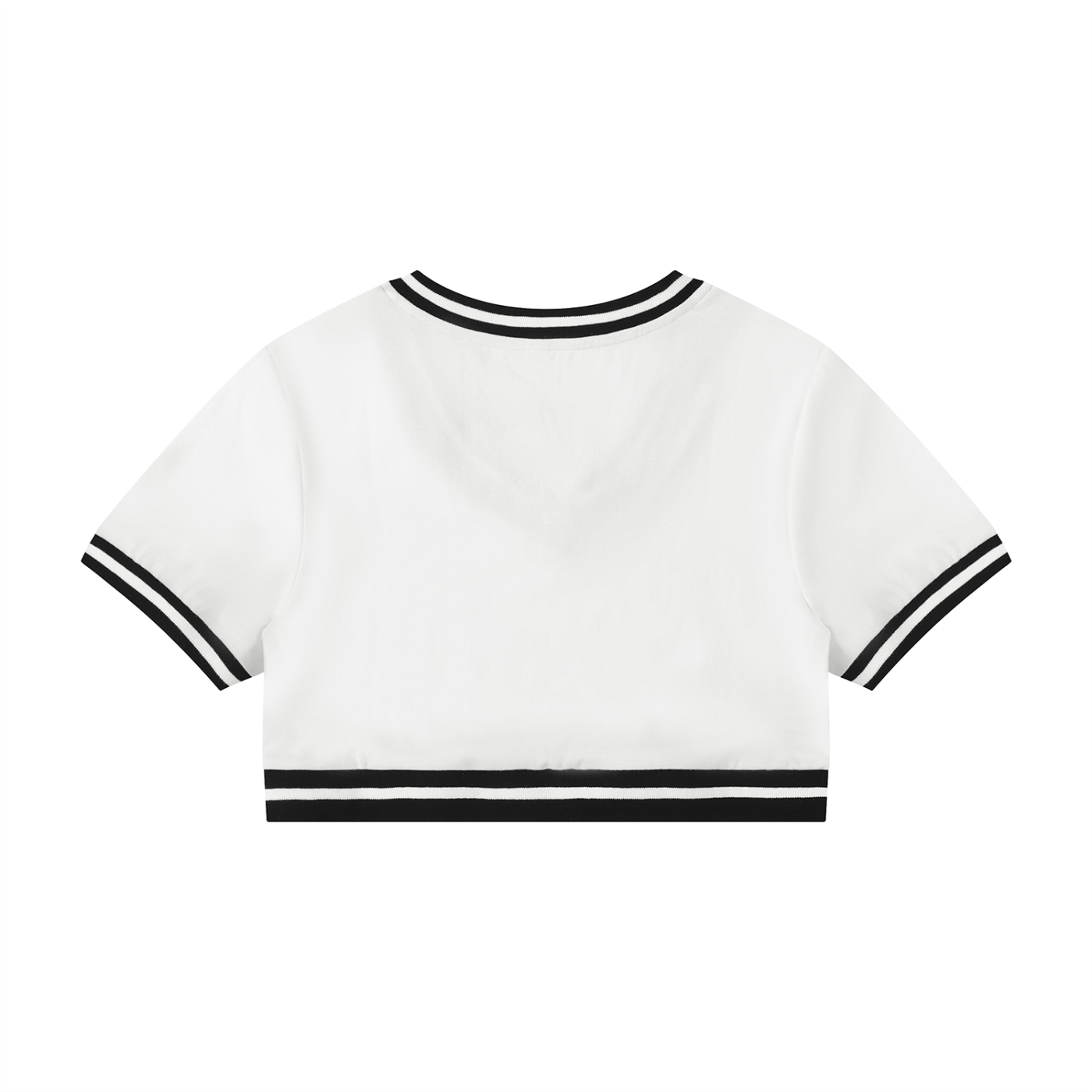 LIVELE09 Women's Crop V neck T-Shirt