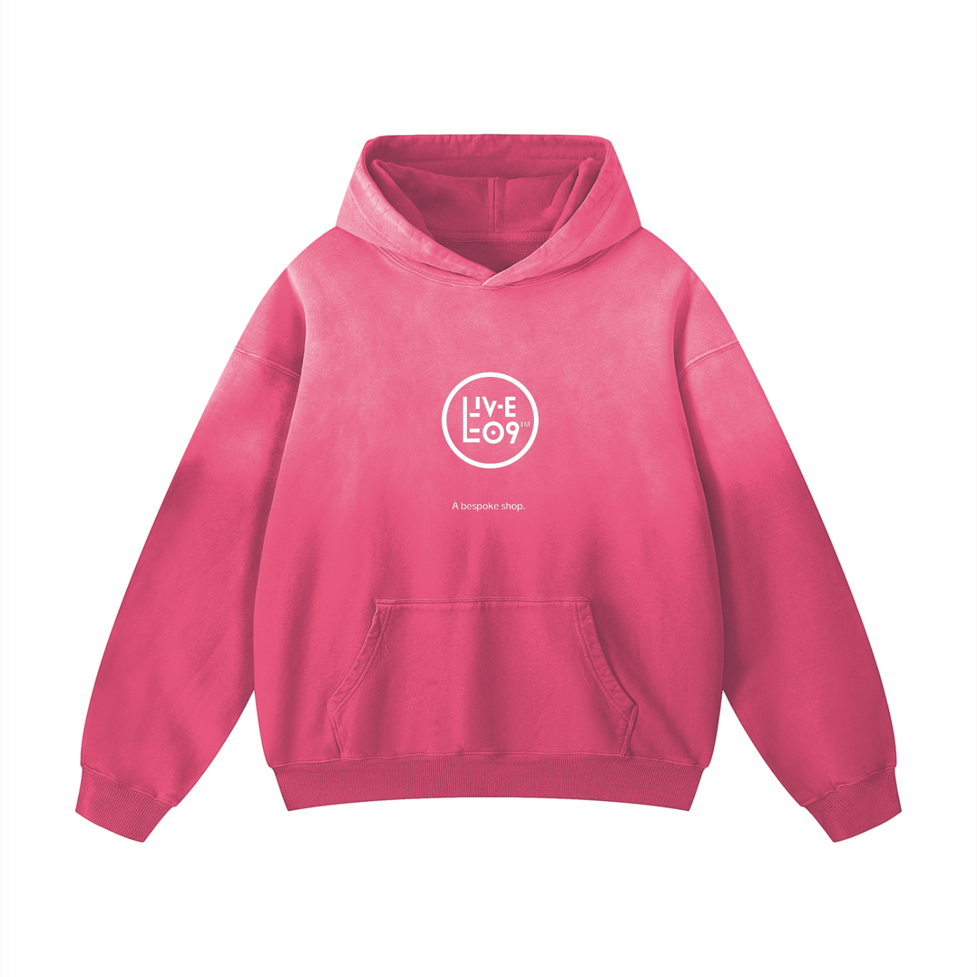 LIVELE09 Heavyweight Sunfade Oversized Hoodie