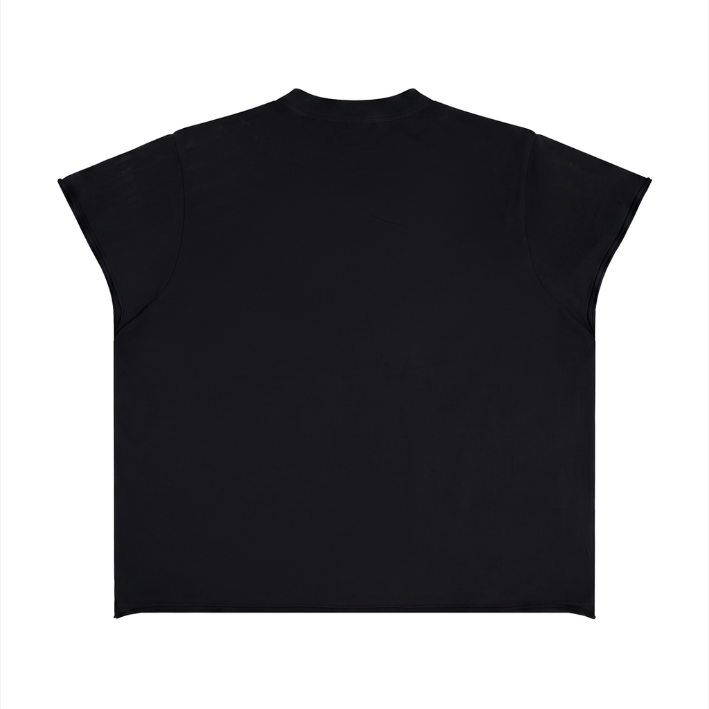 LIVELE09 Boxy Raw Edge T-Shirt