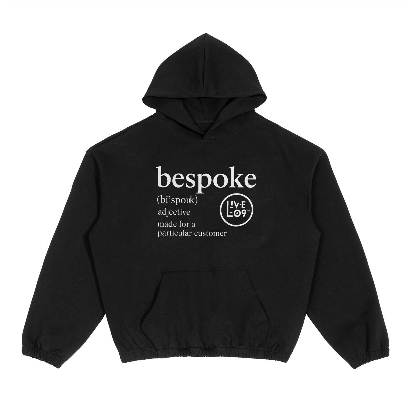 LIVELE09 Boxy Cinched Hem Hoodie