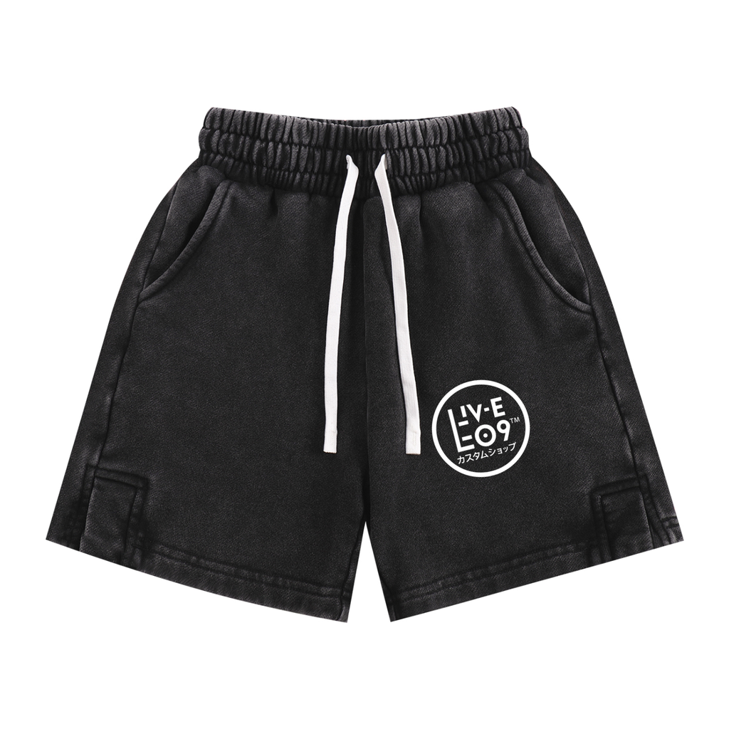 LIVELE09 Snow Washed Kids' Shorts