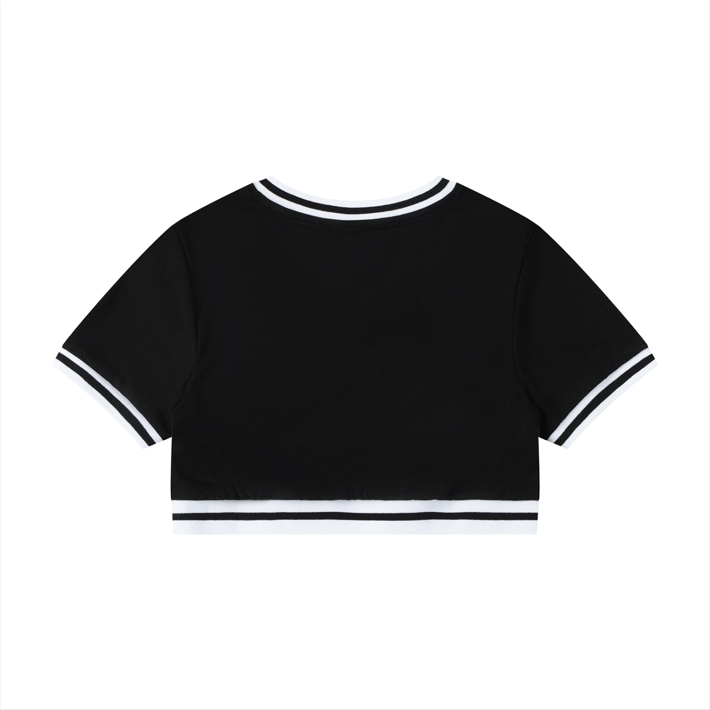 LIVELE09 Women's Crop V neck T-Shirt
