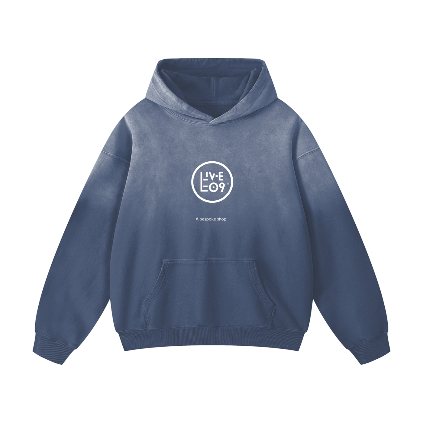 LIVELE09 Heavyweight Sunfade Oversized Hoodie