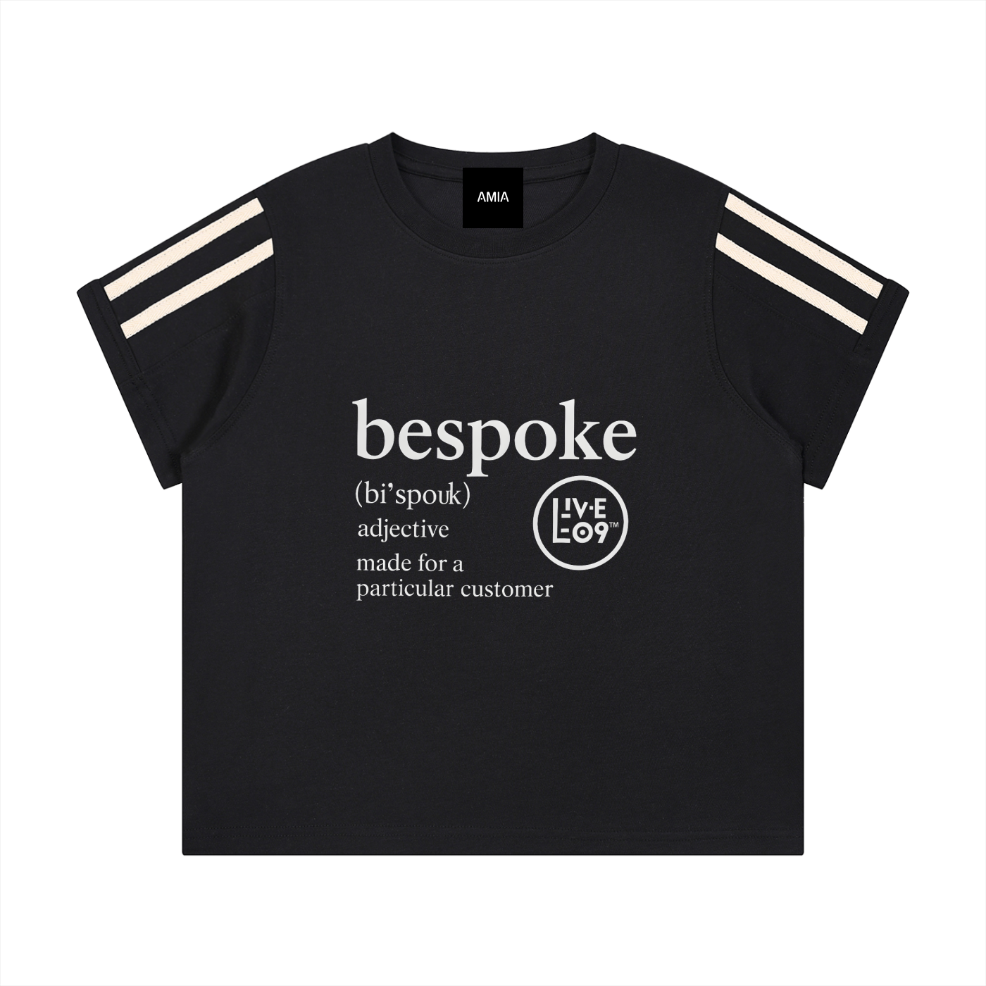 LIVELE09 Women's Varsity Stripe T-Shirt