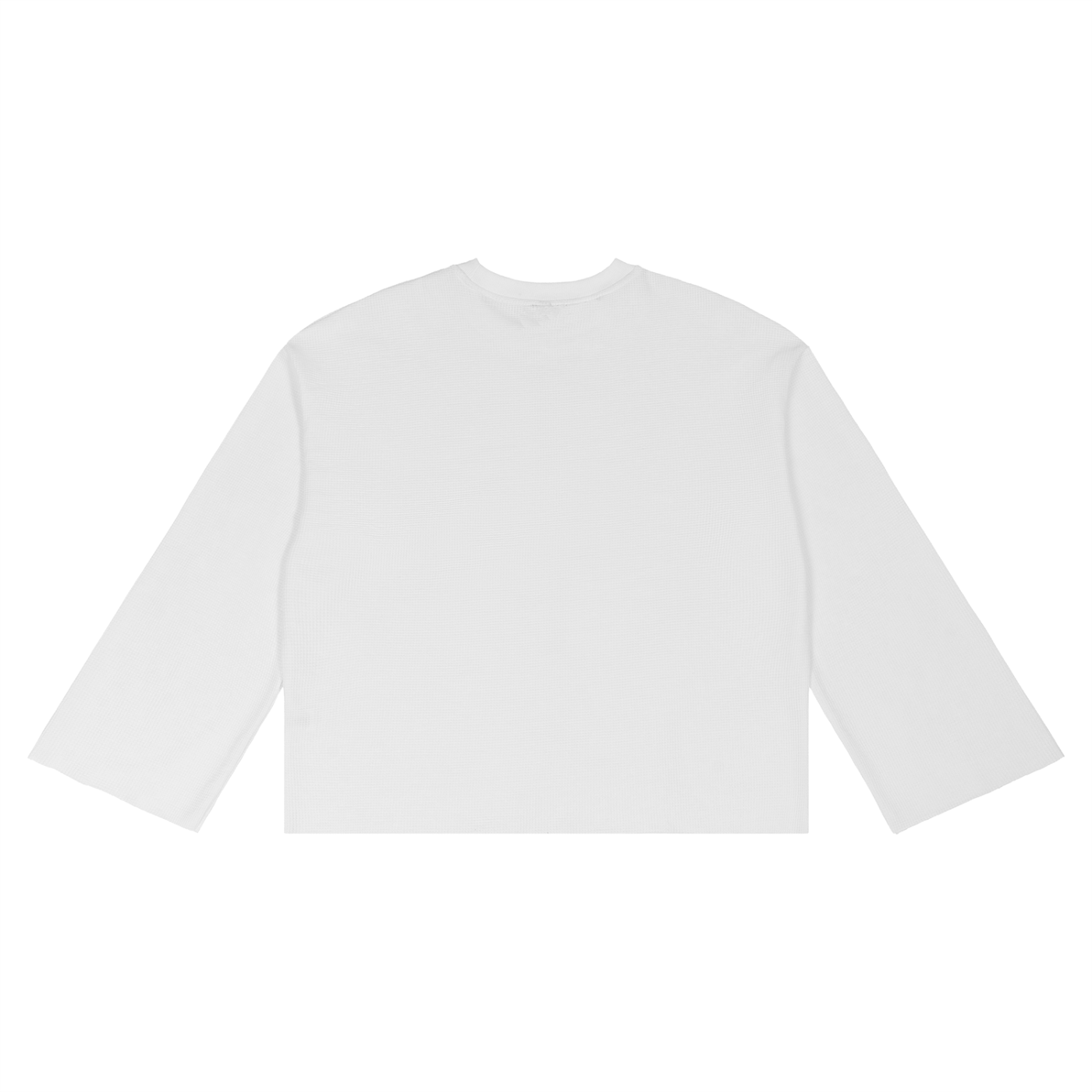 LIVELE09 Waffle Raw Edge T-Shirt