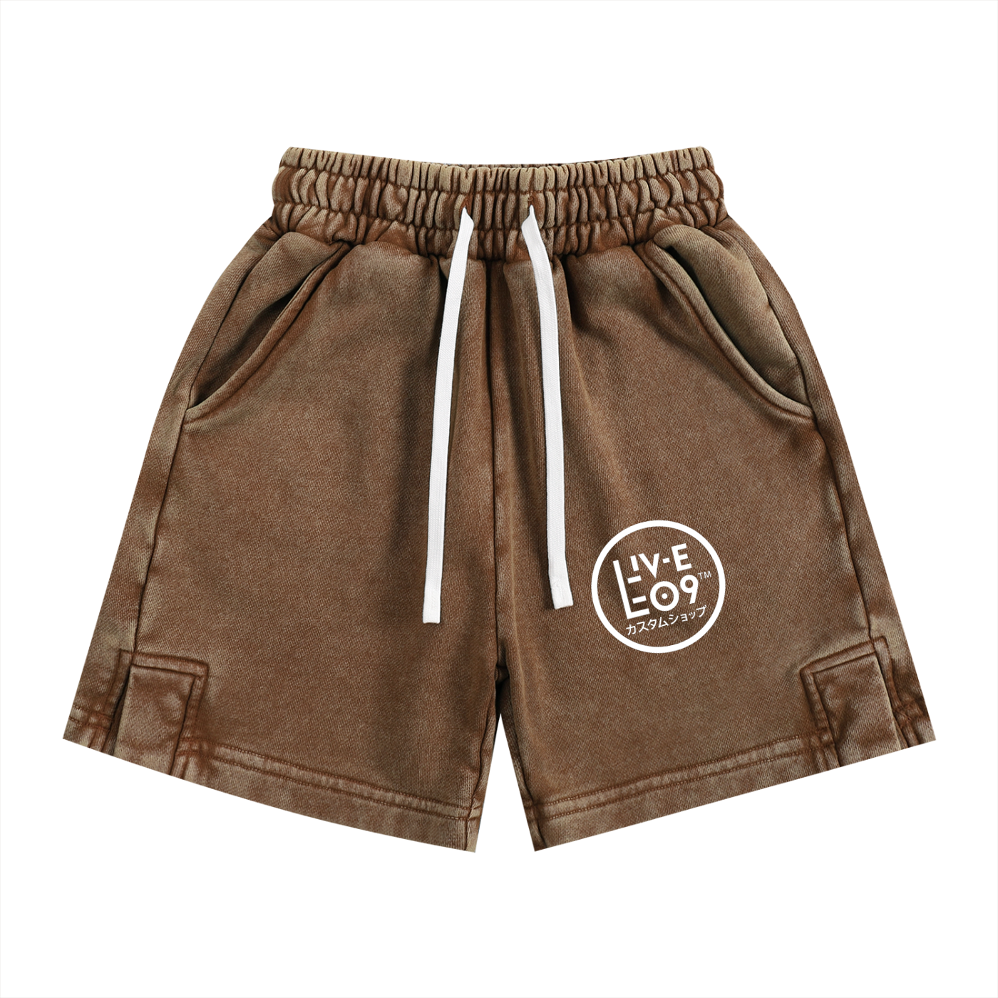 LIVELE09 Snow Washed Kids' Shorts