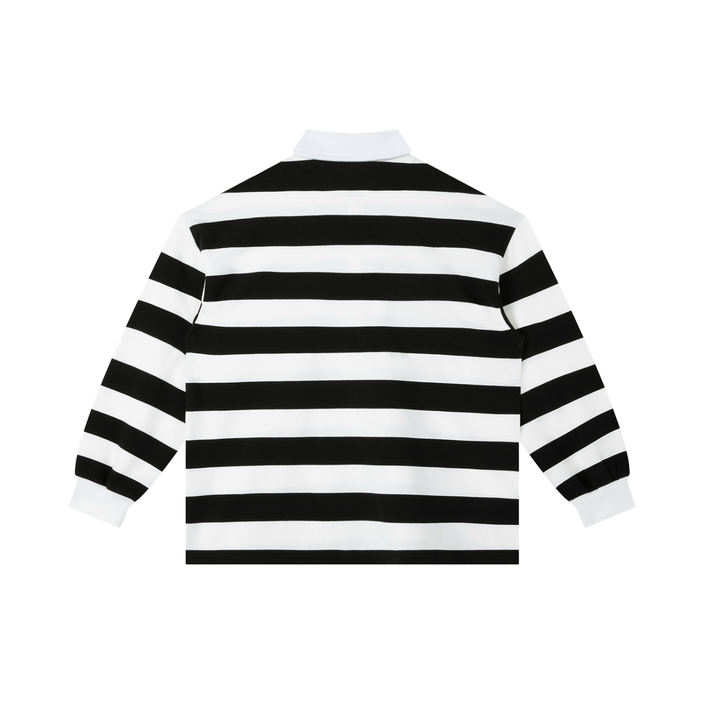 LIVELEO9 Color Block Stripe Polo Shirt