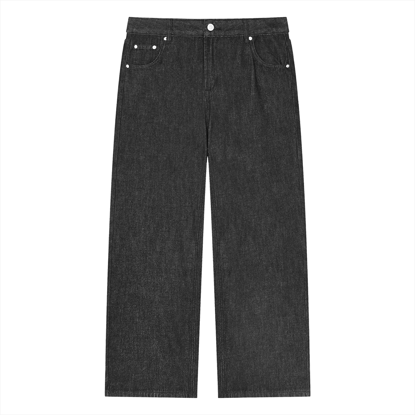 LIVELE09 Vintage Wash Straight Leg Jeans