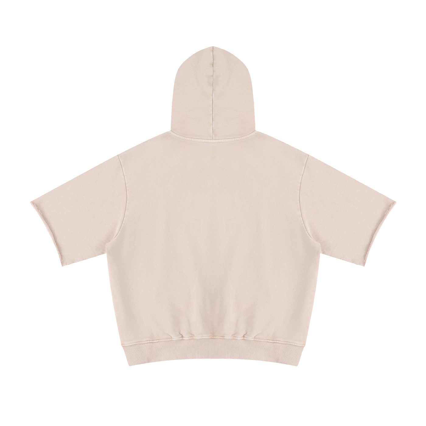 LIVELE09 Mineral Wash Short Sleeve Hoodie
