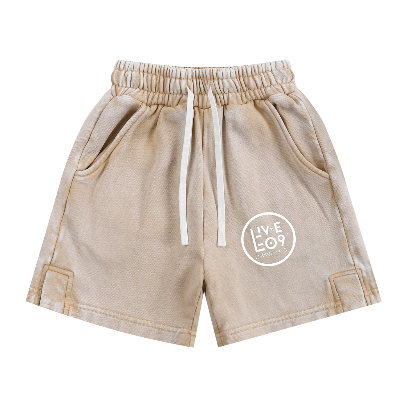 LIVELE09 Snow Washed Kids' Shorts