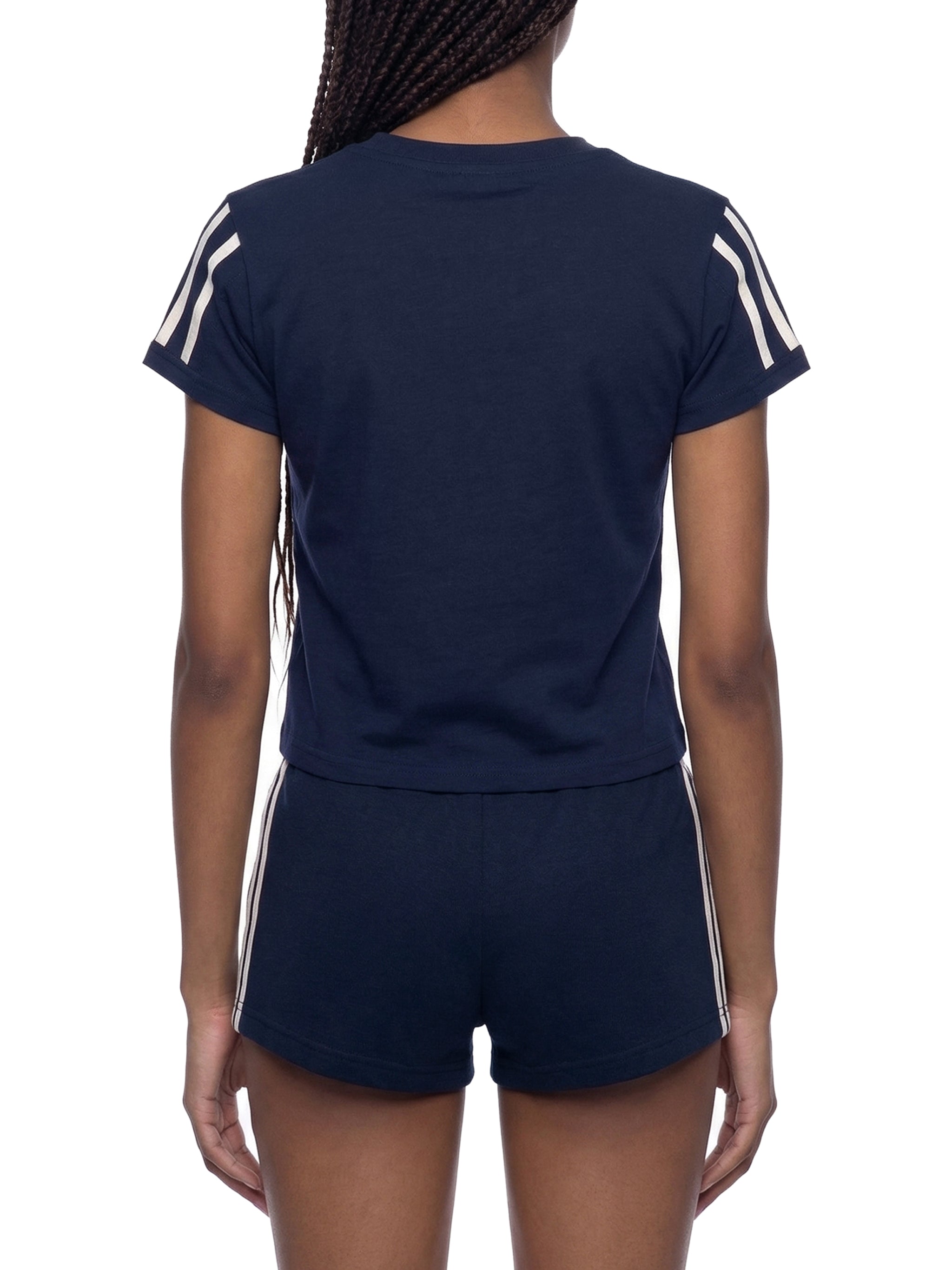 LIVELE09 Women's Varsity Stripe T-Shirt