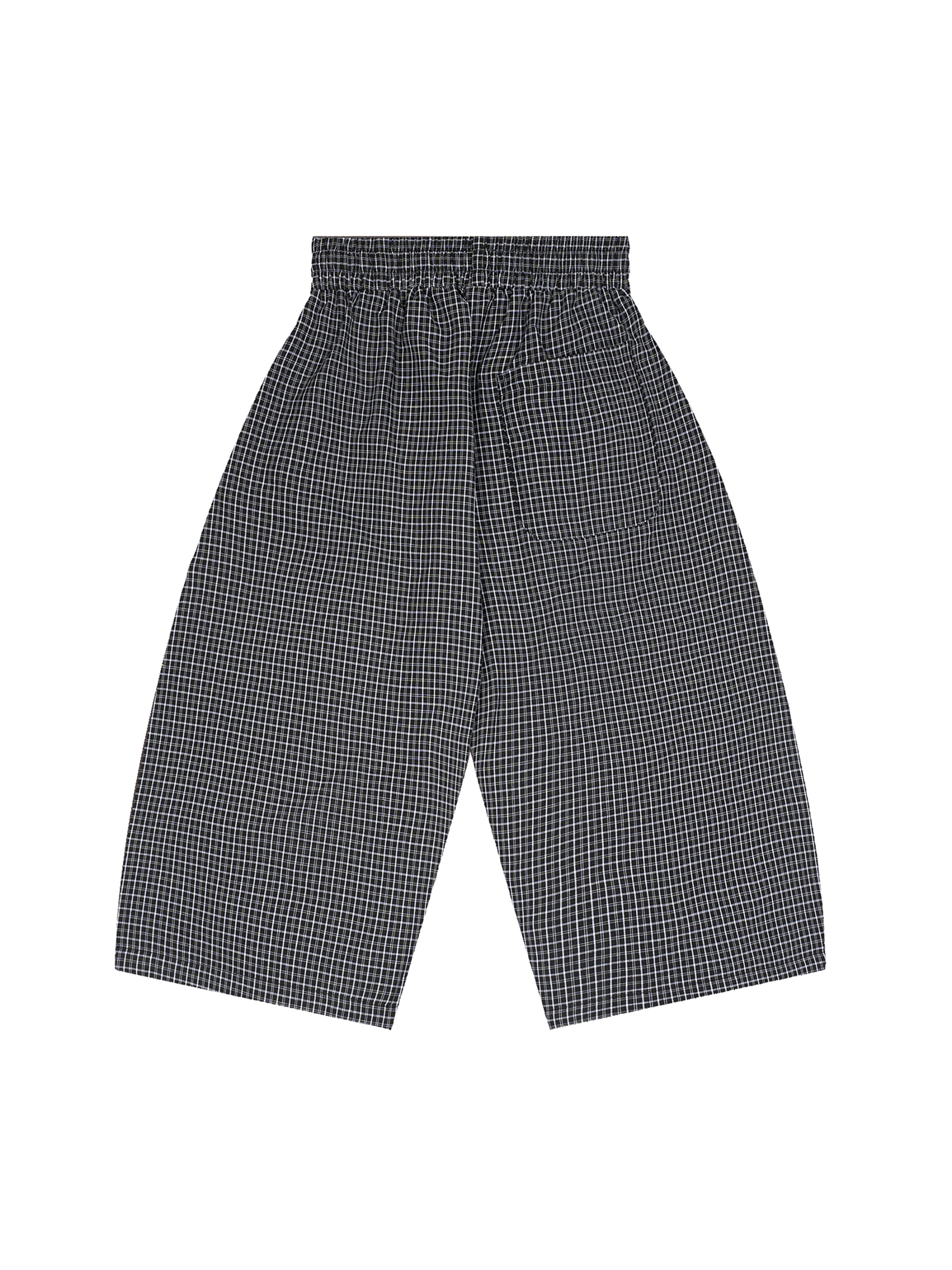 LIVELE09 Plaid Loose Capri Shorts