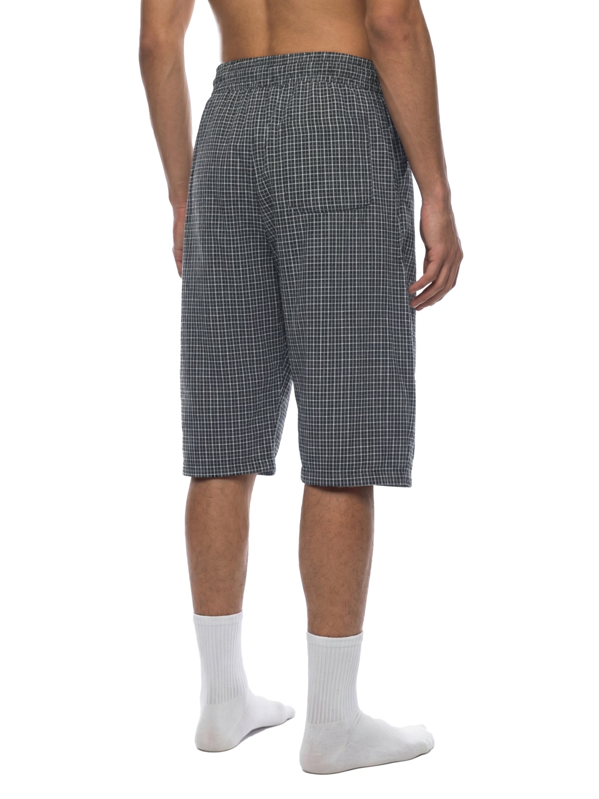 LIVELE09 Plaid Loose Capri Shorts