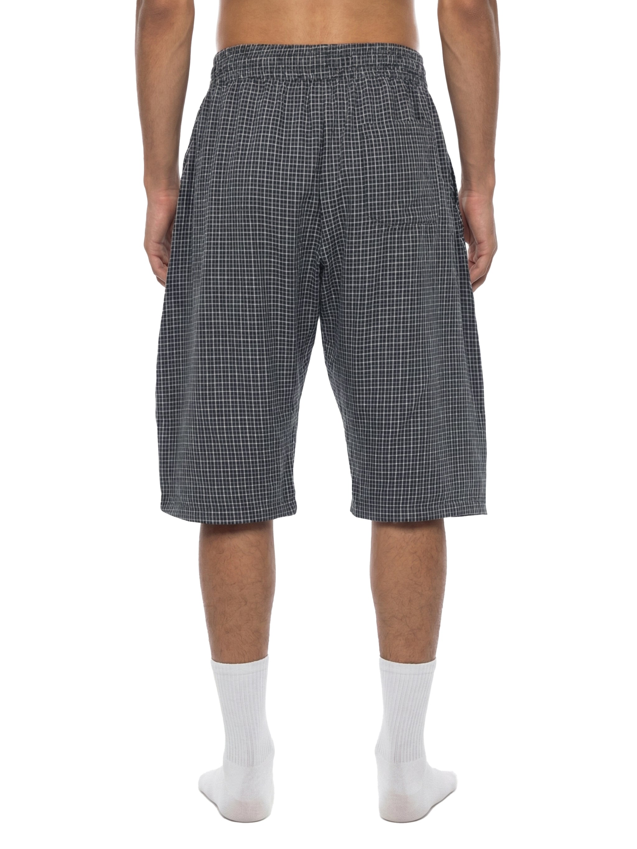 LIVELE09 Plaid Loose Capri Shorts