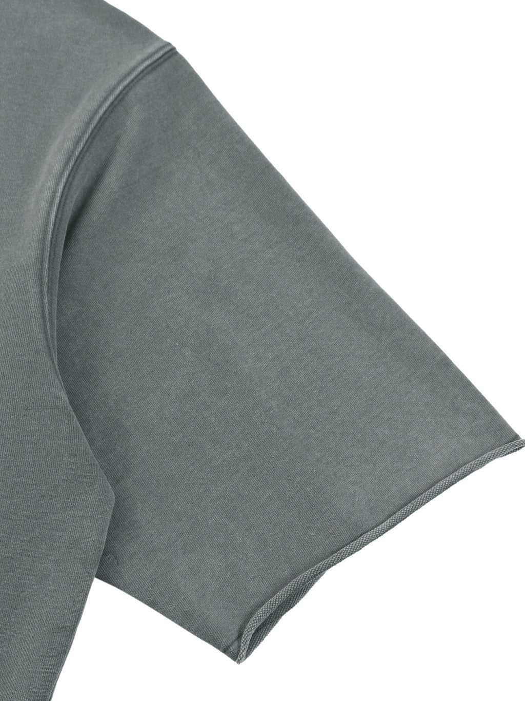 LIVELE09  Mineral Wash Boxy Raw Edge T-Shirt
