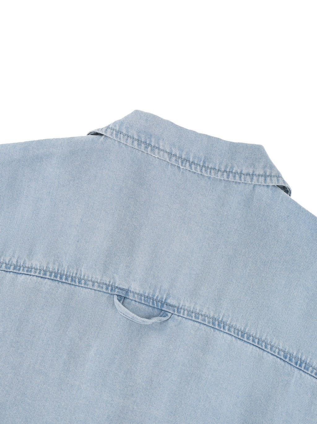 LIVELE09 Women's Vintage Wash Boxy Cropped Shirt