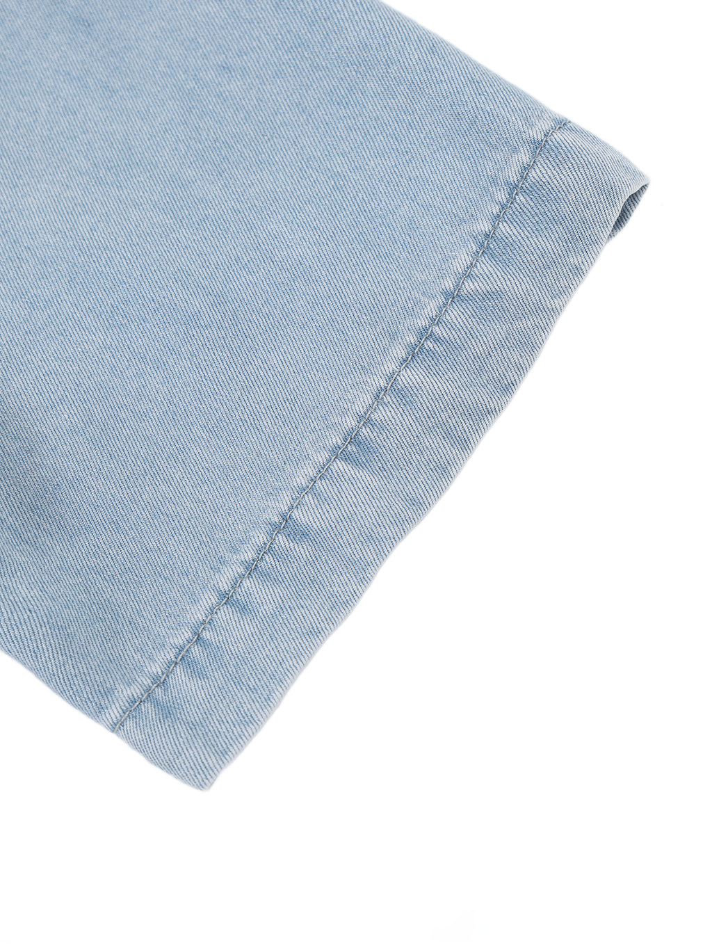 LIVELE09 Women's Vintage Wash Boxy Cropped Shirt