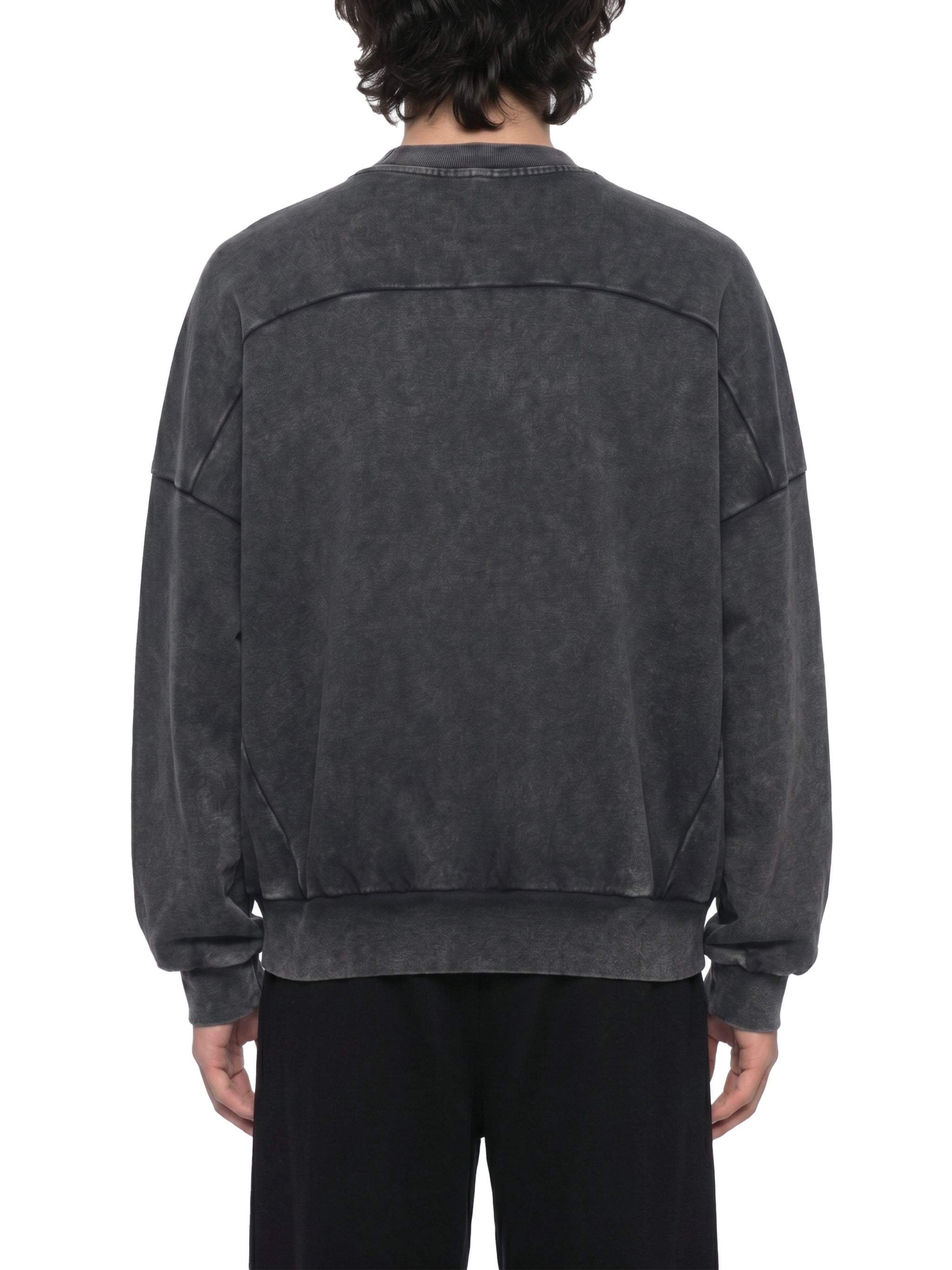 LIVELE09 Mineral Wash Boxy Sweatshirt