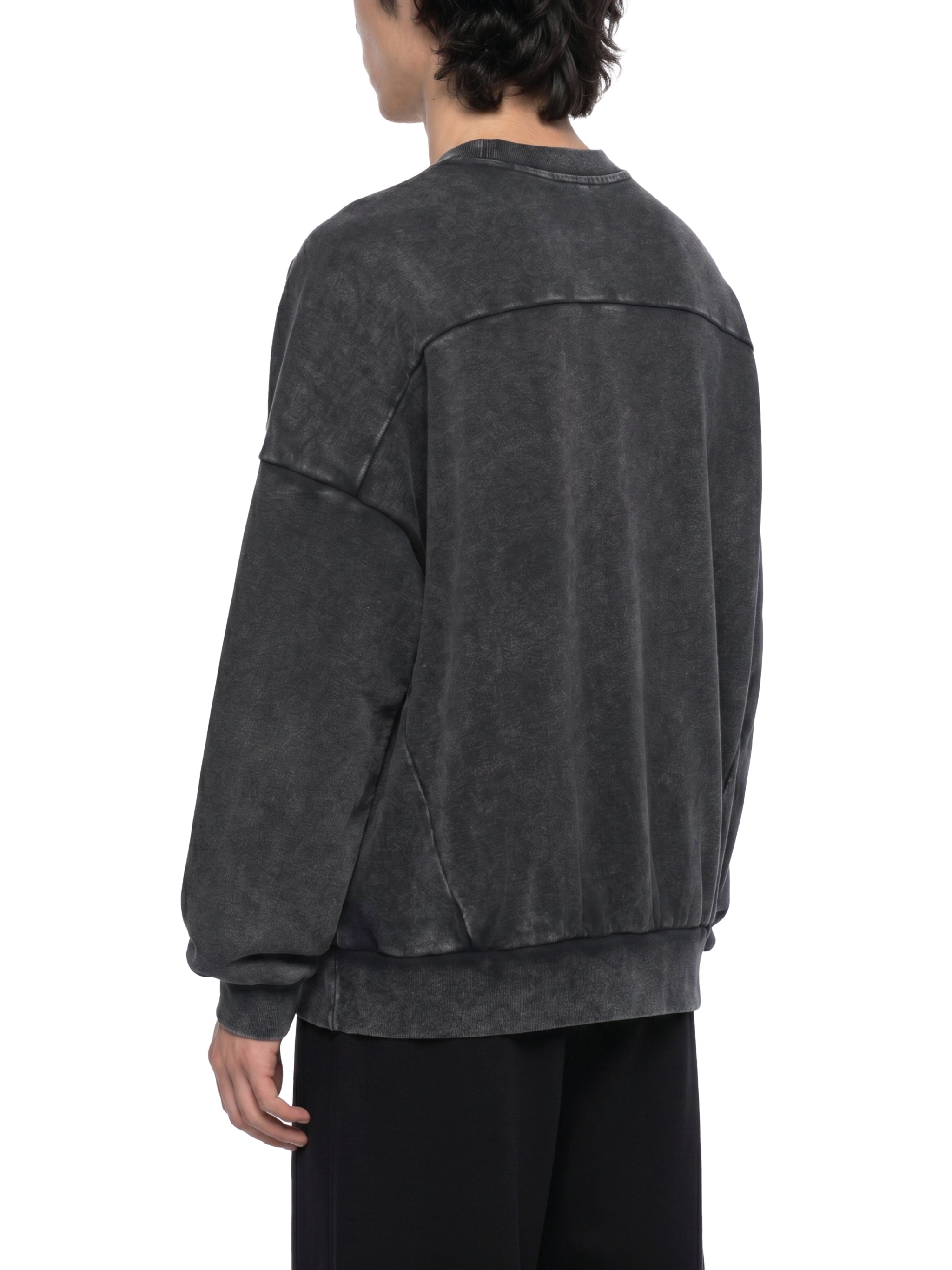 LIVELE09 Mineral Wash Boxy Sweatshirt