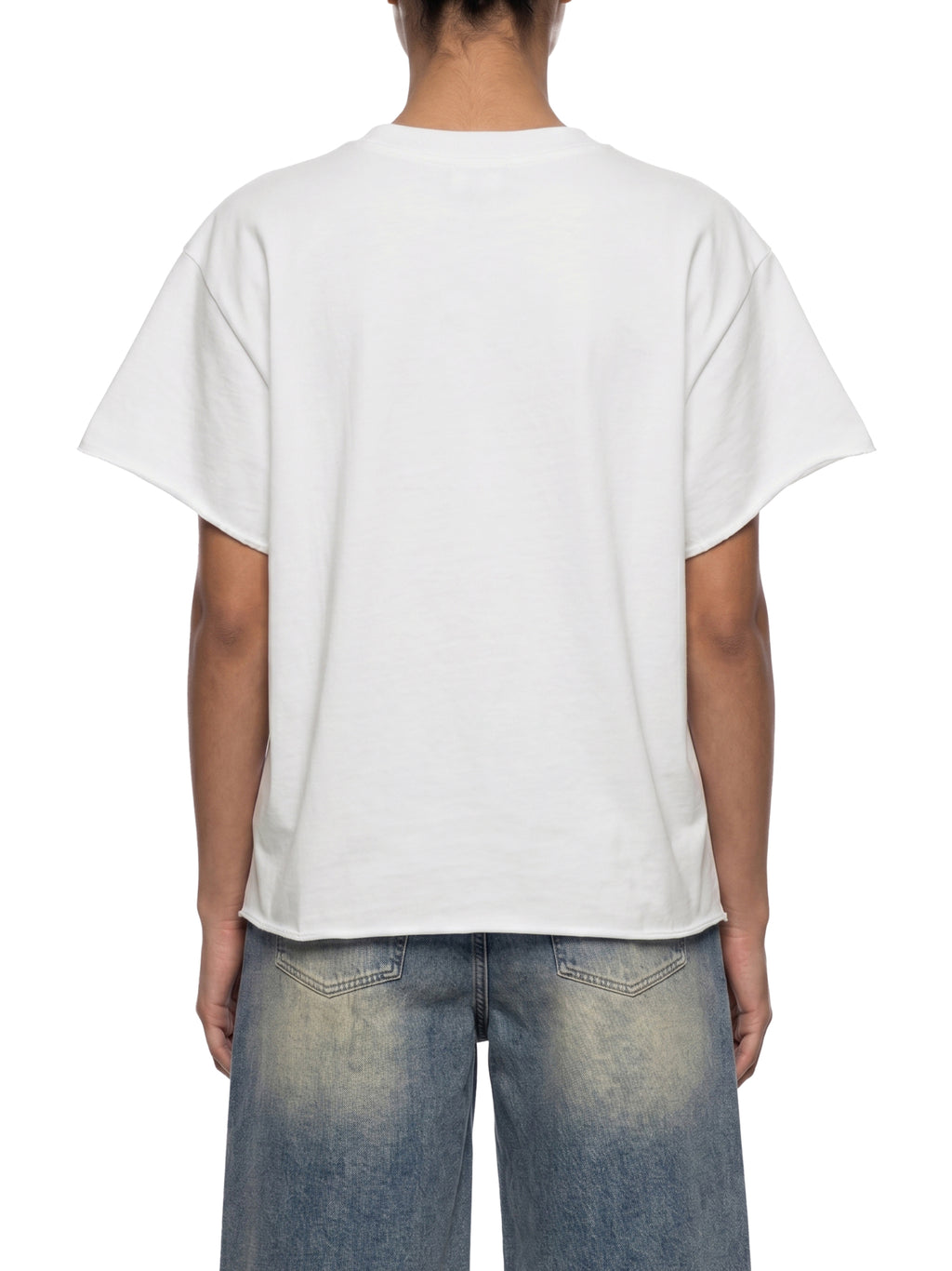 LIVELE09 Boxy Raw Edge T-Shirt