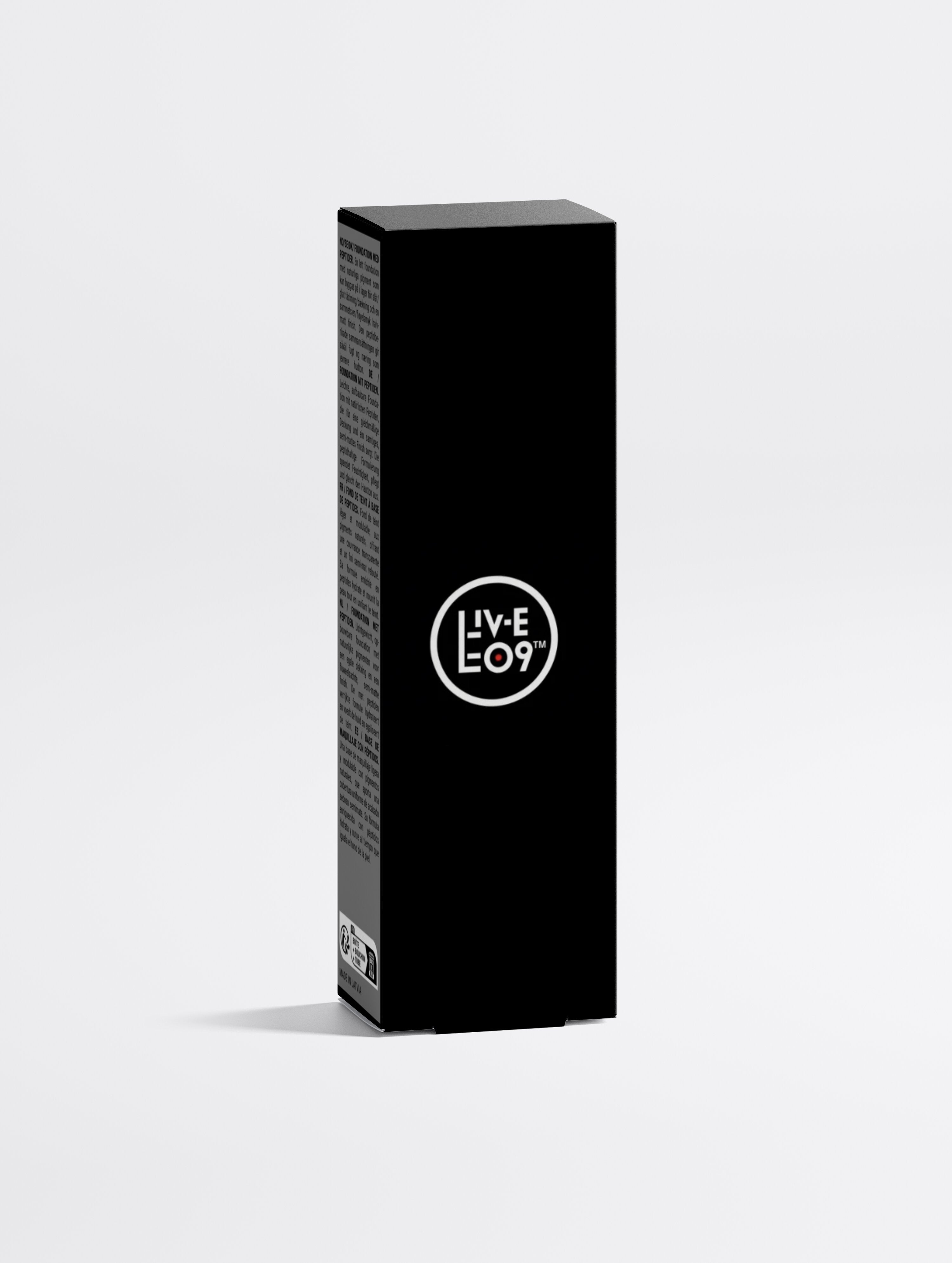LIVELE09 Foundation with Peptides, 30 Tan Neutral
