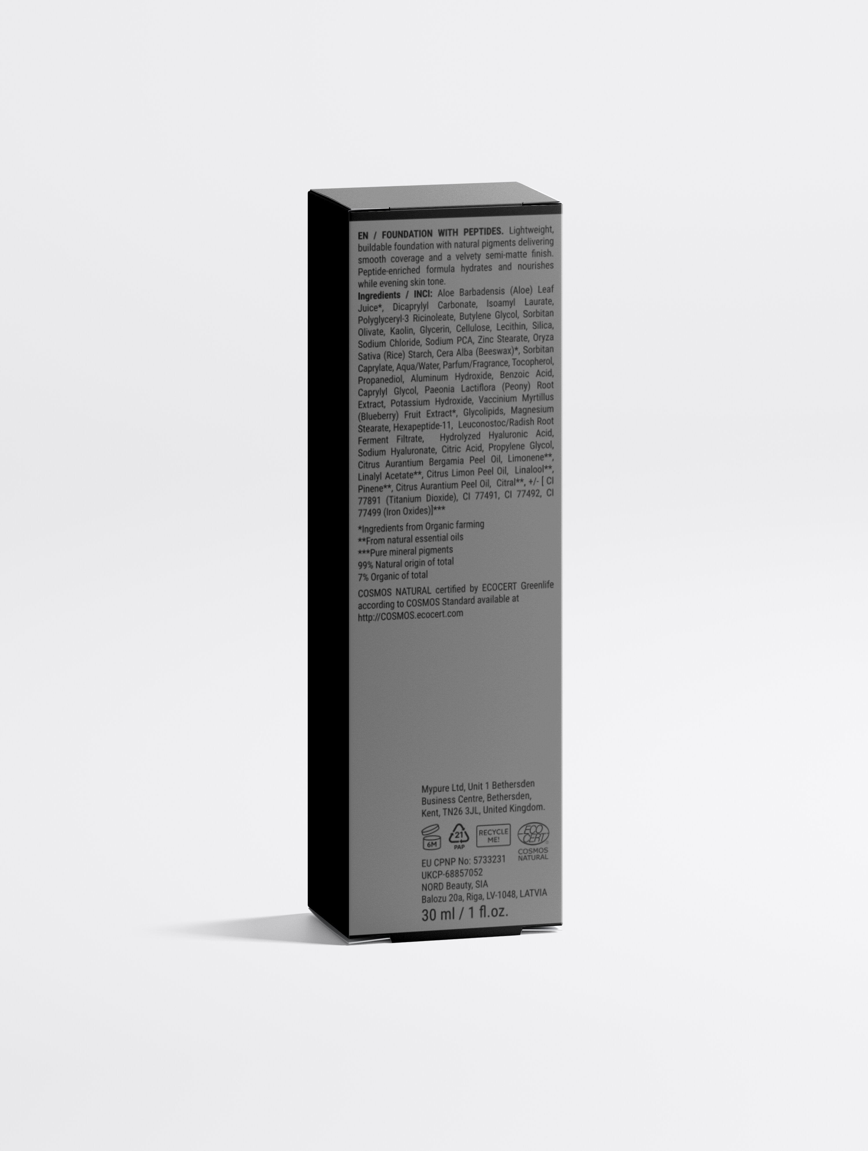 LIVELE09 Foundation with Peptides, 10 Light Warm